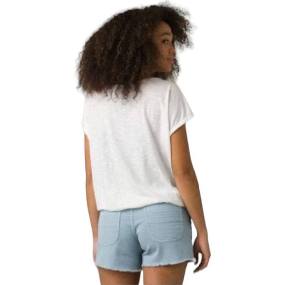 prAna Ocupas Popover Top Small NWT | Soft White Boho Organic Cotton Blouse - Picture 4 of 12